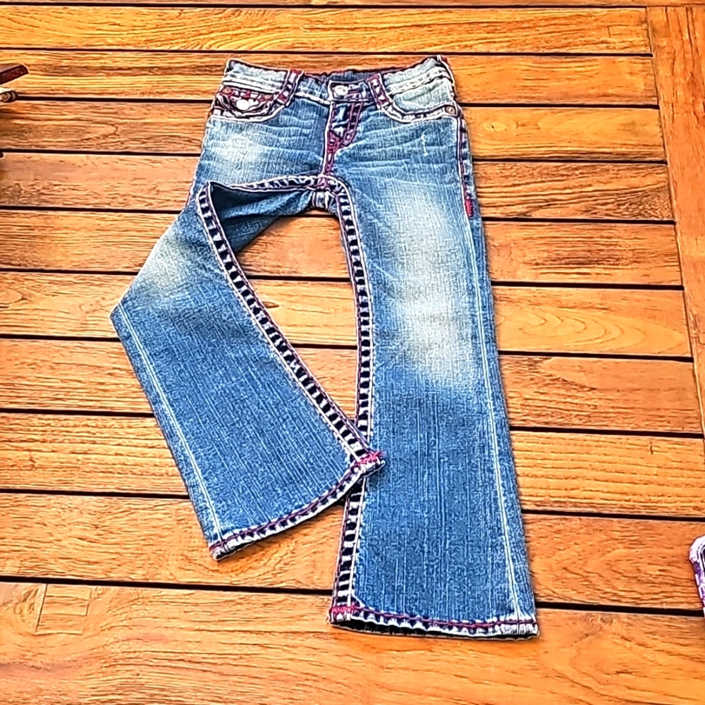 True Religion Girls Demin Jean's - Like New! Sz 5